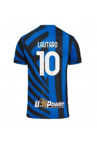 Inter Milan Lautaro Martinez #10 Jalkapallovaatteet Kotipaita 2024-25 Lyhythihainen